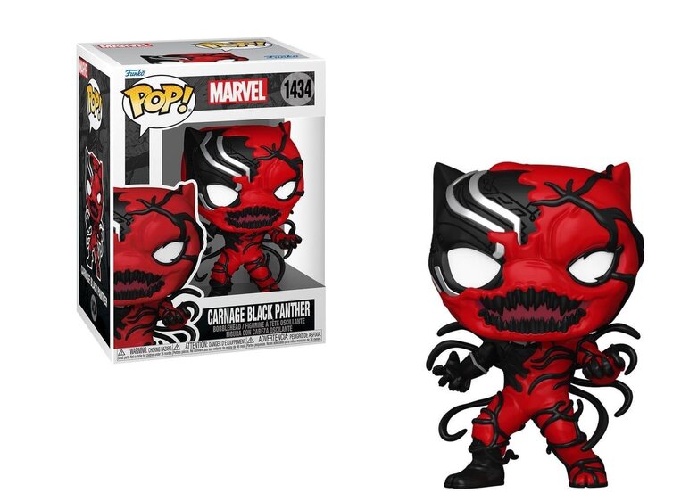 Funko POP! Marvel: Carnageized - Carnage Black Panther #1434 Figure