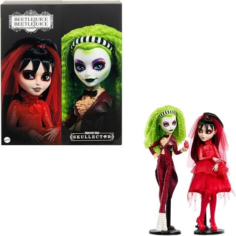 Monster High Skullector Betelgeuse And Lydia Collectible Dolls, Beetlejuice Beetlejuice 2-Pack - HYV96