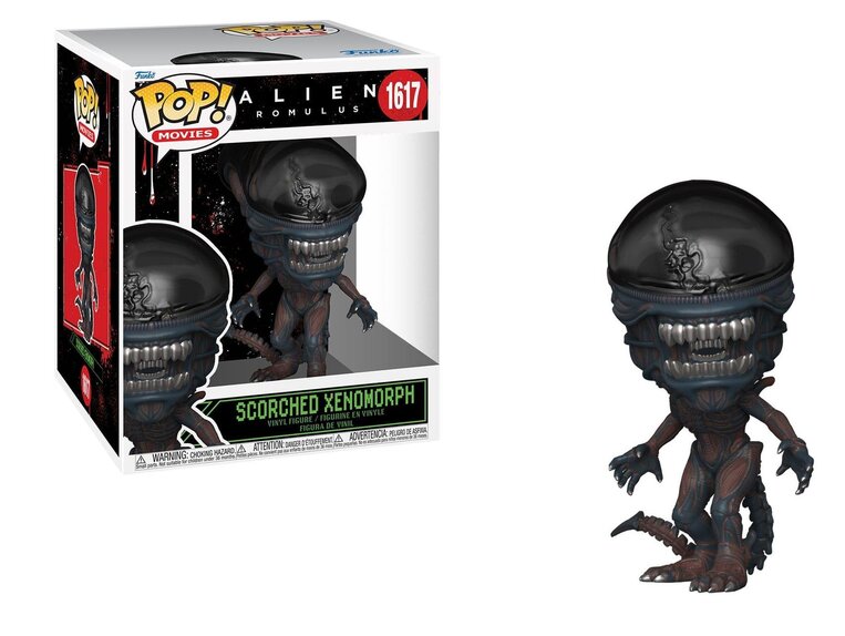 Funko Pop! Super Movies: Aliens Romulus - Scorched Xenomorph #1617 Supersized Vinyl Figure