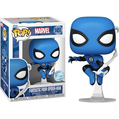 Funko Pop! Marvel: Spider-Man - Fantastic Four Spider-Man (Blue Suit) (Special Edition) #1451