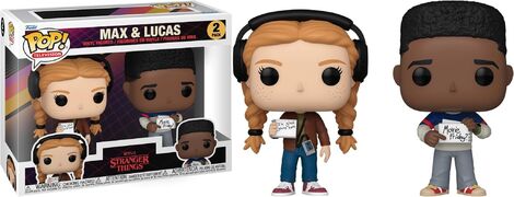 Funko Pop! 2-Pack Television: Stranger Things -  Max & Lucas Vinyl Figures