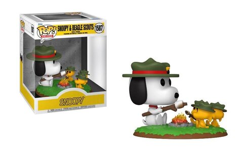 Funko Pop! Deluxe: Snoopy & Beagle Scouts 50th Anniversary - Snoopy with WS (Camping) #1587