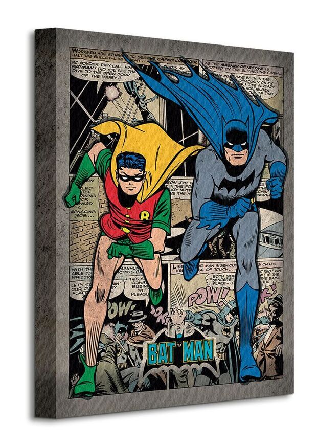 DC Comics Batman - Comic Montage Canvas 30x40 - DC92399