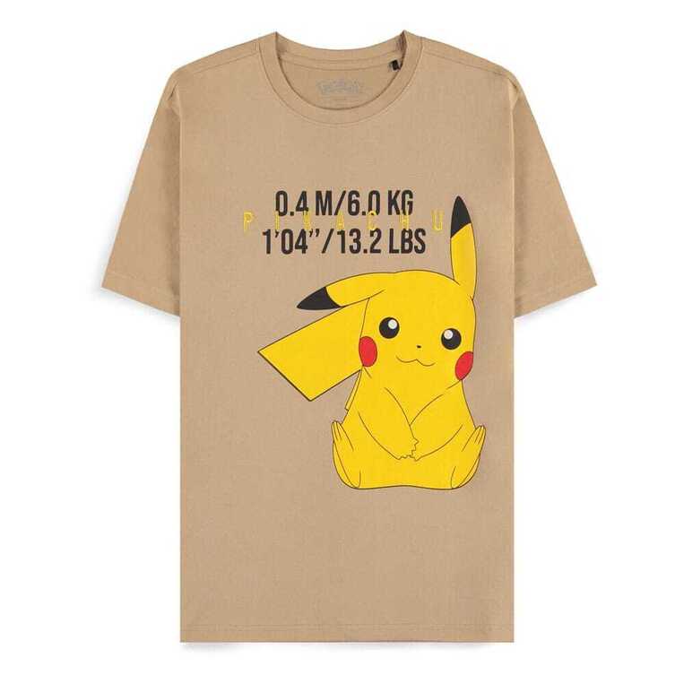 Pokemon T-Shirt Beige Pikachu - TS730803POK- L