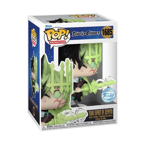 Funko Pop! Animation: Black Clover - Yuno (Spirit of Zephyr) (Special Edition) #1685 Vinyl Figure