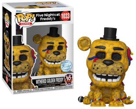 Funko Pop! Games: Five Nights at Freddy's - Withered Golden Freddy (Special Edition) #1033