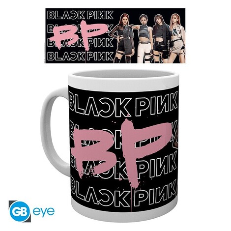 Black Pink - Mug - 320 Ml - Glow  - MG3781