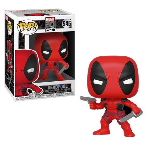 Funko POP! Marvel 80th Anniversary – Deadpool (First Appearance) #546 Bobble-Head