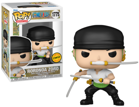 Funko Pop! Animation: One Piece - Roronoa Zoro #1775 Vinyl Figure Chase