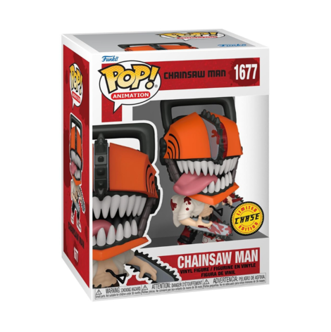 Funko Pop! Animation: Chainsaw Man - Chainsaw Man #1677 Vinyl Figure Chase