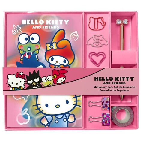 Hello Kitty Stationery Set notebook + Accessories - HK50137