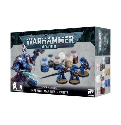 Warhammer 40000 - Infernus Marines + Paints Set - 52170101001