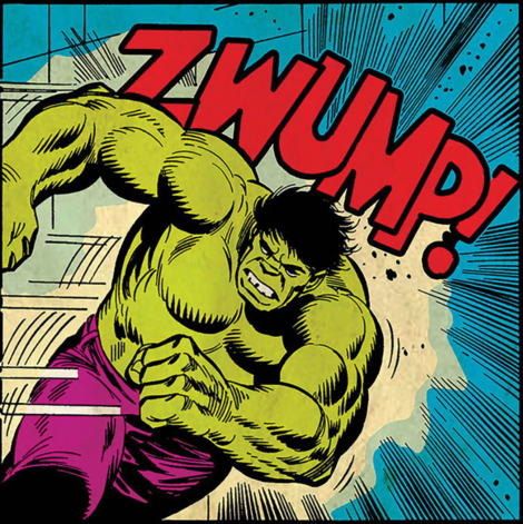 Marvel Hulk (Zwump) Canvas 40 x 40cm - DC95397