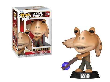 Funko Pop! Disney Star Wars: EP1 The Phantom Menace Anniversary - Jar Jar Binks with Booma #700