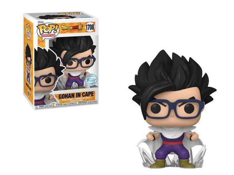 Funko Pop! Animation: Dragon Ball Super Super Hero - Super Saiyan Gohan in Cape #1708 (Exclusive)