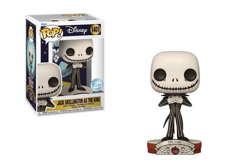 Funko POP! Disney: Nightmare Before Christmas - Jack Skellington as The King #1401 (Exclusive) Figure