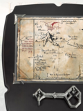 Lord Of The Rings Thorin’s Key and Map Full Size Key 36 x 32 cm (Wood and metal) - Hobbit