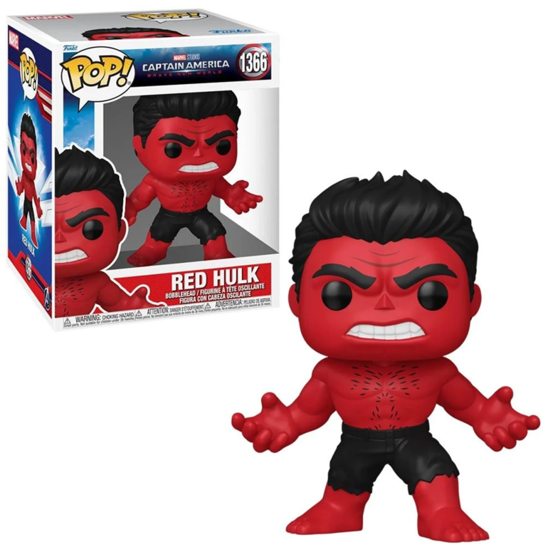 Funko POP! Marvel: Captain America Brave New World - Red Hulk #1366 Supersized Figure