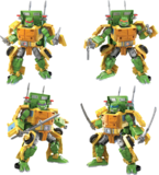 Transformers x Teenage Mutant Ninja Turtles - Party Wallop Action Figure (18cm) - F9656