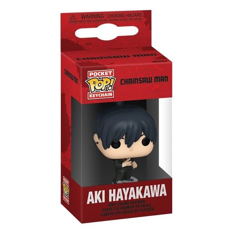 Funko Pocket Pop!: Chainsaw Man - Aki Hayakawa  Vinyl Figure Keychain