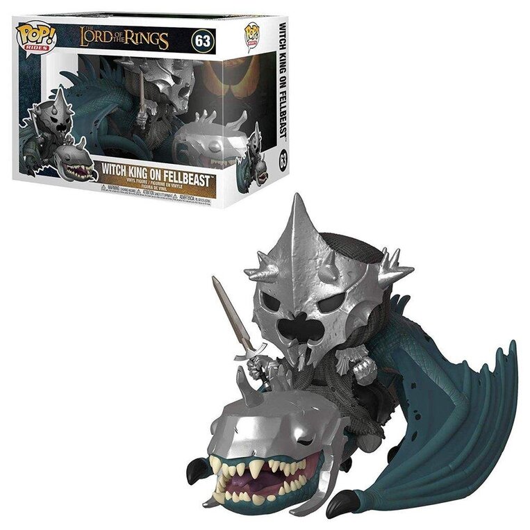 Funko Pop! Rides: Lord Of The Rings S5 - Witch King On Fellbeast #63 Vinyl Figure