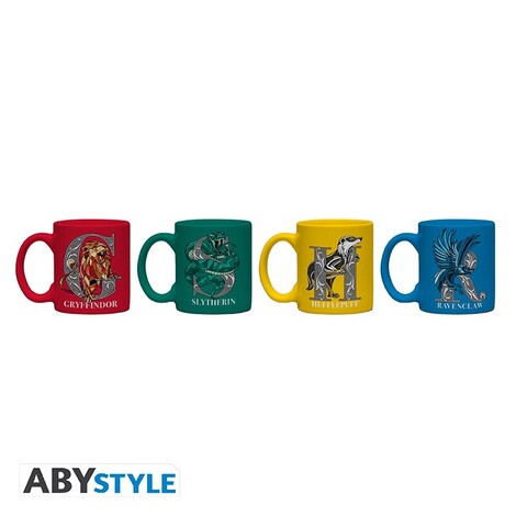 Harry Potter Set 4 Espresso Mugs Stand Together - MGS0026