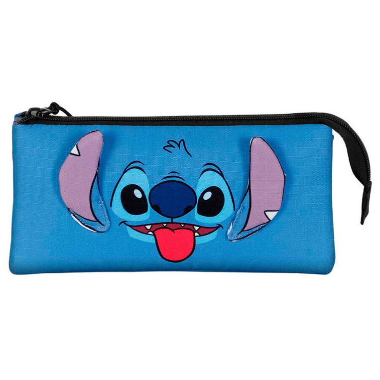 Disney Lilo & Stitch - Stitch Tongue Triple Pencil Case - KMN06355