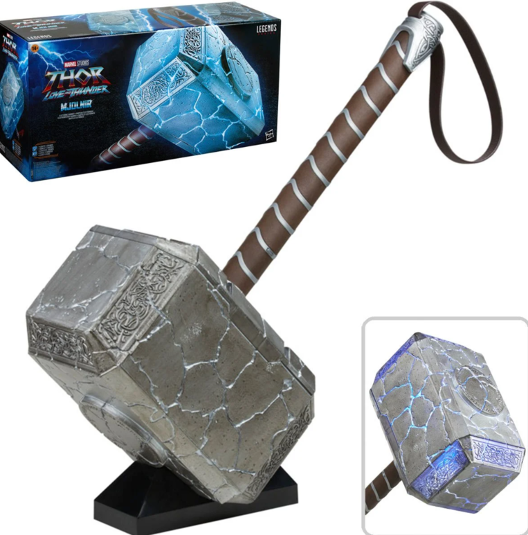 Marvel Legends Gear Prop Replica Thor Love Thunder Mjolnir Hammer - F3560