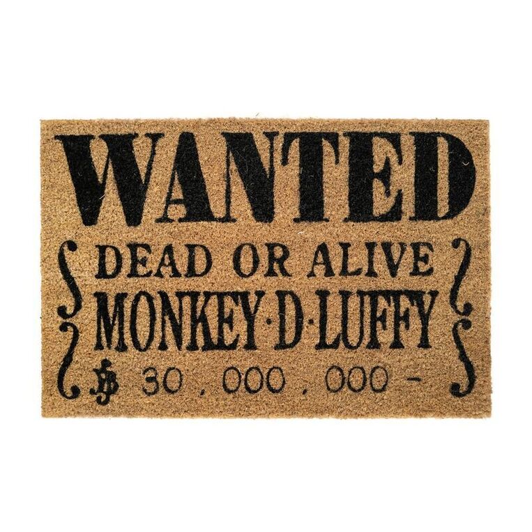 One Piece Wanted Monkey D Luffy Doormat - INC231130