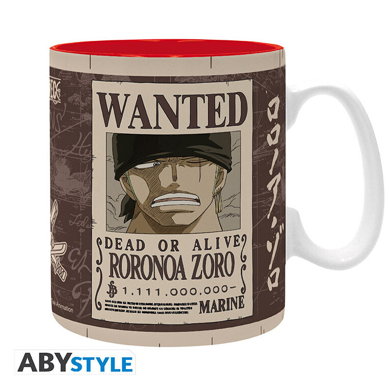 One Piece Mug 460ml - "Zoro Wanted" - ABYMUGA582