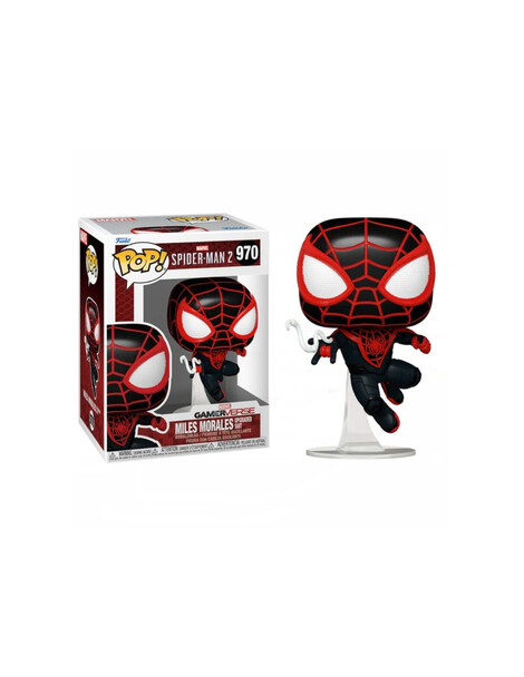 Funko Pop! Marvel Gamerverse: Spider-Man 2 - Miles Morales (Upgraded Suit) #970 Bobble-Head Vinyl Figure