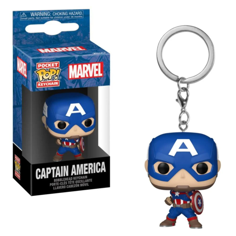 Funko Pocket Pop: Marvel New Classics - Captain  America Vinyl Figure Keychain