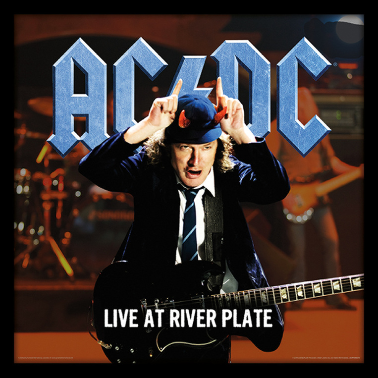 AC / DC (Live At River Plate) Wooden Framed Print 31.5 x 31.5cm - ACPPR48070