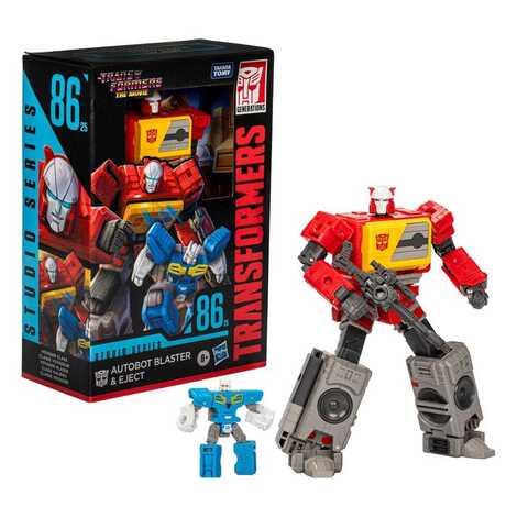 The Transformers: The Movie Generations Studio Series Voyager Class Action Figure Autobot Blaster & Eject 18 cm - F9654