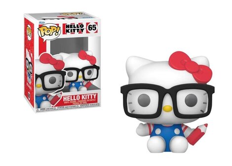 Funko Pop! Sanrio: Hello Kitty - Hello Kitty (Nerd)  #65 Vinyl Figure