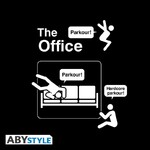 The Office Unisex Black Tshirt  Parkour - ABYTEX831