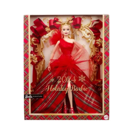 Barbie Signature 2024 Holiday Barbie Fashion Doll - HRM61