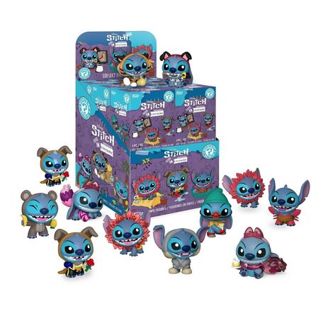 Disney Mystery Mini Figures 5 cm Stitch in Costume Display (Κουτί Τυχαίας Φιγούρας)