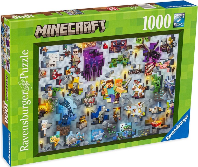 Ravensburger Puzzle: Minecraft Challenge (1000pcs) - 12000422