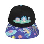 Rick and Morty Portal Snapback Black Cap - RNM01619SBB