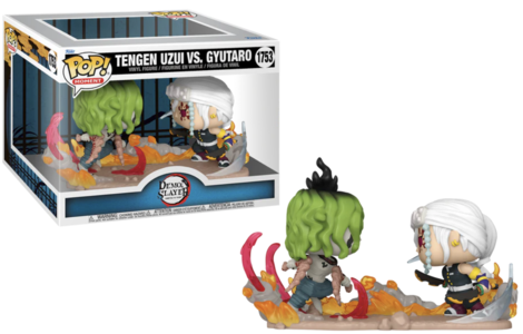 Funko Pop! Moment: Demon Slayer - Tengen Uzui  Vs Gyutaro #1753 Vinyl Figure