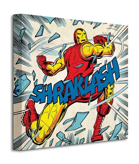 Marvel Comics (Iron Man Shraklash!) Canvas 40x40 - DC95437