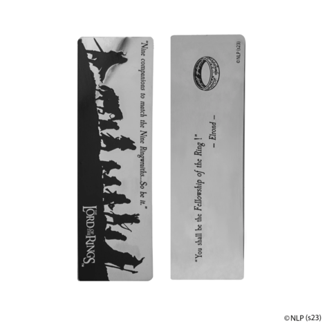 Lord of the Rings Metal bookmark Fellowship of the Ring - CR5651