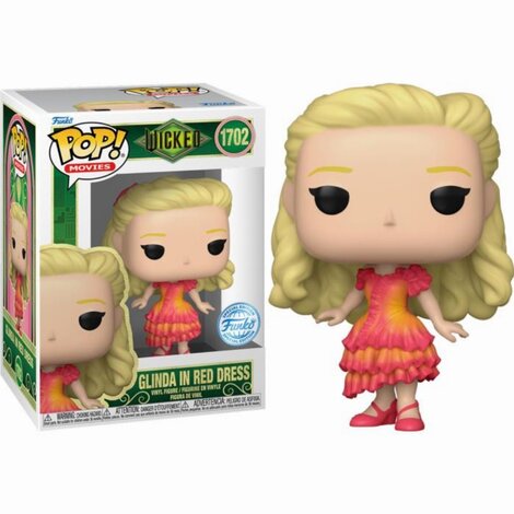 Funko Pop! Movies: Wicked – Glinda in Red Dress (Special Edition) #1702 Vinyl Figure