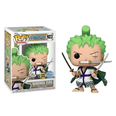 Funko Pop! Animation: One Piece - Roronoa Zoro (Glows in the Dark) (Special Edition) #923 Vinyl