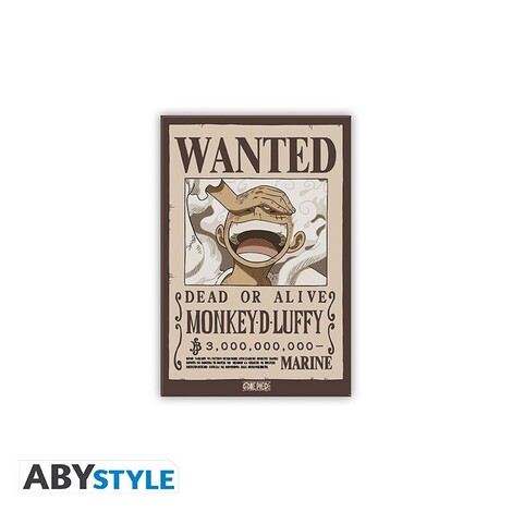 One Piece Standard Magnet Wanted Luffy - ABYMGN035