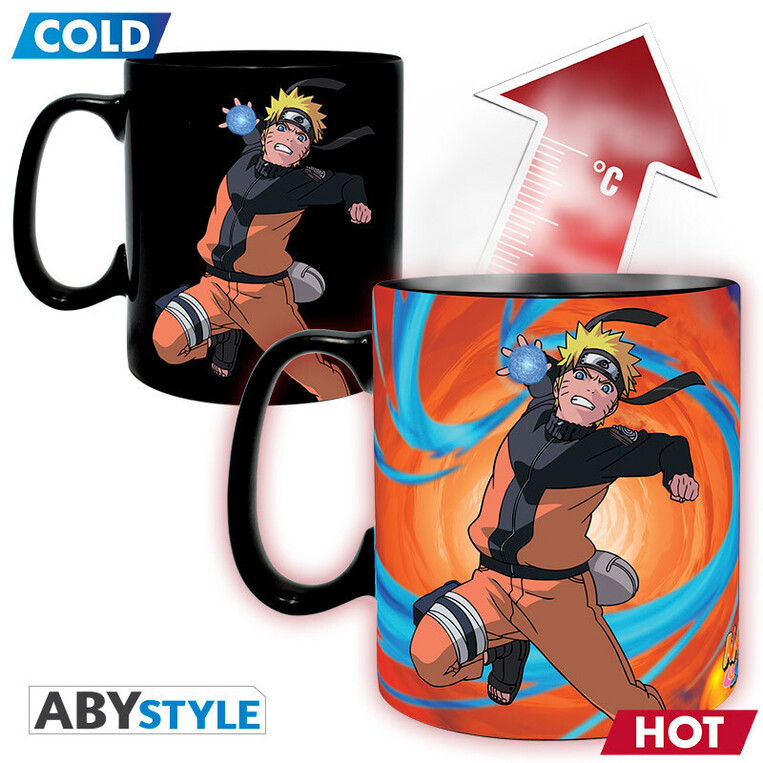 Naruto Shippuden Mug Heat Change 460 ml Naruto and Sasuke - ABYMUGA499