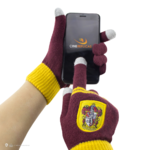 Harry Potter Gryffindor purple/gold Etouch Gloves - CR1401