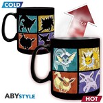 Pokemon Mug Heat Change - 460 ml ceramic - Eevee - cardboard box x2 - ABYMUGA281