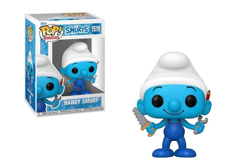 Funko Pop! Television: The Smurfs - Handy Smurf  #1519 Vinyl Figure